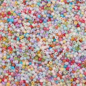 10g 2mm Chất lượng cao becautiful Màu sắc hạt thủy tinh vòng hạt đệm rời cho kim làm việc trang sức DIY Vòng cổ làm vòng tay phụ kiện