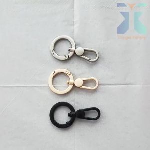Multicolor Metal Spring Buckle 360 Degree Universal Rotating Mobile Phone Lanyard Buckle Detachable DIY Key Ring Fashion Accessories