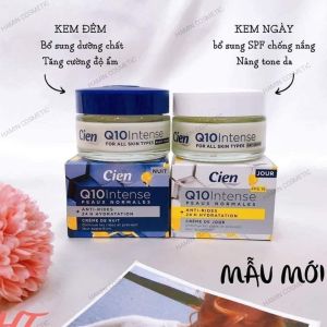 Kem dưỡng Cien Q10 ngày và đêm Intense Normale_haut chống lão hóa - giúp dưỡng ẩm và chống lão hóa làm mờ nếp nhăn đồng thời chống nắng và bảo vệ da trước các tác động của ánh mặt trời.