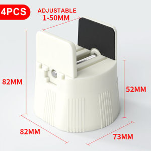 Miếng đệm chân nâng cao đồ nội thất có thể điều chỉnh Miếng đệm chân hỗ trợ cơ sở cao Bàn cà phê/Chân bàn/Đệm sofa Tấm lót chân nâng cao chân giường