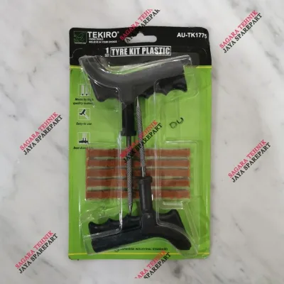 Tambal Ban Tubeless Tyre Kit Plastic 1 set Tekiro