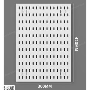 Peg Hole Board Premium Dinding/Papan Lubang/Rak Dekorasi Gantungan Peralatan Dapur/Rumah/Kantor Tanpa Paku DIY Organizer & Akses (Termasuk alat instalasi)