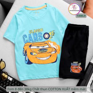 8 đến 38kg - Bộ đồ đùi cho bé trai size đại chất thun cotton mặc mát T308