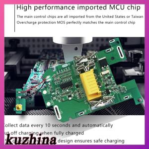 [kuzhina] แผงวงจรป้องกันการชาร์จแบตเตอร์รี่ Li-ion BL1830สำหรับเครื่องมือ Makita 18V