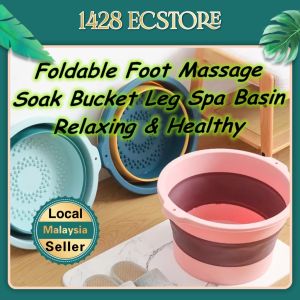 Foldable Foot Massage Soak Bucket Leg Spa Basin Relaxing & Healthy
