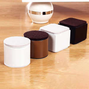 Onuobao Carbon Steel Heightening Foot Pad 4Packs Wear-resistant Anti-skid Table Heightening Mat Furniture Floor Protection Mat Coffee Table Sofa Bed Anti-slip Leg