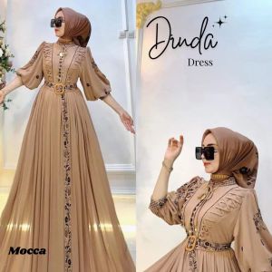 NEW PRODUCT!!! DINDA DRESS [COD] - Fashion wanita / Gamis brukat terbaru 2024 / Dress cerutty brukat / Dress mewah elegan / Dress set outer lebaran 2024 / Dress seragaman bridesmaid / Dress Kondangan Style / Dress brukat modern 2024 / Others