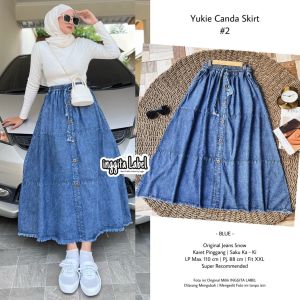 YUKIE CANDA SKIRT #2 (ROK JEANS JUMBO RAWIS)
