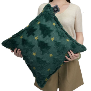 Portable USB Electric Cushion 3 Adjustable Heat Setting Office Home Warming Pillow Removable Cover for Home Office Use