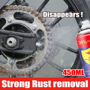 Multifunctional rust remover spray For rusty places such as screws gears chains door etc rust remover for metal 100% Rust Disappear anti rust spray for metal Rust removal lubrication Two effects