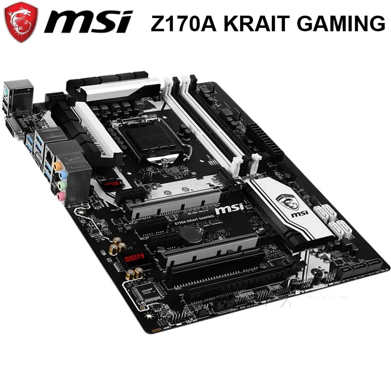 Socket LGA 1151 MSI Z170A Krait GAMING Motherboard Cpu Core i7 i5