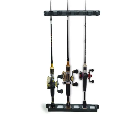 6 Rod Stand Vertical Fishing Rod Holder Fishing Rod Display Rack Wall Mounted Storage Rack Fishing Rod Storage Rack