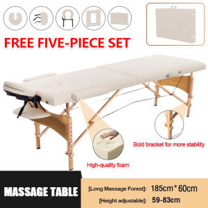 BENBO Triple Folding Portable Massage Bed Acupuncture Tui Na Bed Quality Leather Beauty Spa Bed Tattoo Bed