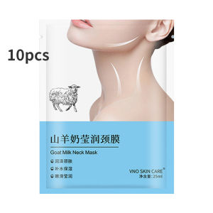 Hailicare Goat Milk Neck Mask Fade Neck Wrinkles Patch Moisturizing Neck Care Cream Nourishes Skin and Relieves Dryness