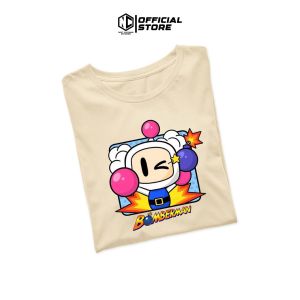 RETRO GAME SHIRT - BOMBERMAN SHIRT DESIGN  - FOR MEN AND WOMEN - AVAILABLE ON KIDS SIZE