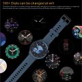 NORTH EDGE MW08 AMOLED 24-hour bright screen fashion smart watch men's watch women's watch bluetooth call HR O2 sleep monitoring 100+sport mode IP68 waterproof compatible with IOS Android. 