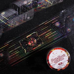 Transparent PET Sticker With Punk Theme Tape For Creative Notebook Journal Decorations And DIY Crafts Projects