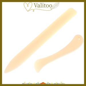 [Valitoo] 2 cái xương thư mục công cụ thủ công da ghi bàn Gấp Giấy phụ kiện