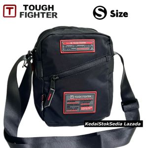 Ready Stock!! Tough Fighter (S) Size  Men Sling Bag Shoulder Bag Chest Bag Smooth & Soft Water Resistant Nylon