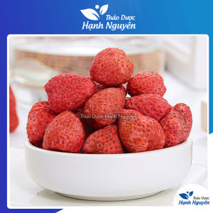 Dâu tây khô 500g (Dâu tây sấy giòn không đường chua ngọt tự nhiên) - Thảo Dược Hạnh Nguyên