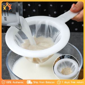 100/400 Mesh Juice Soymilk Coffee Filter/Nylon Fine Colander Strainer Spoon for Kitchen Strainer