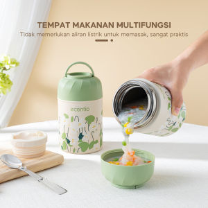 ecentio food jar thermos Easy Travel 500Ml termos makanan tahan panas 24 jam stainless Baby Food Jar Anti Bocor Kado