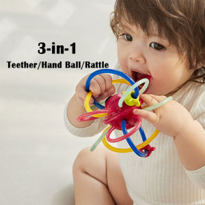 Babycare Manhattan Ball Rattle & Sensory Teether Toy: Developmental Intelligence for Newborns