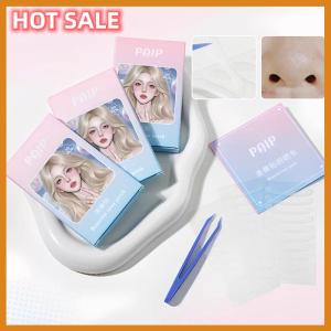 🔥🔥🔥dingdaocunz 30Pcs Nose Transparent Invisible Thin Nose Stickers With Tweezers Shrinking Nose Wing Patch For Cosplay Special Nose Shrink