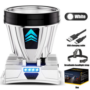 Headlamp Flashlight Headlamp Waterproof LED Super Bright Head Light Suitable for Outdoor Work Camping Fishing and Hiking