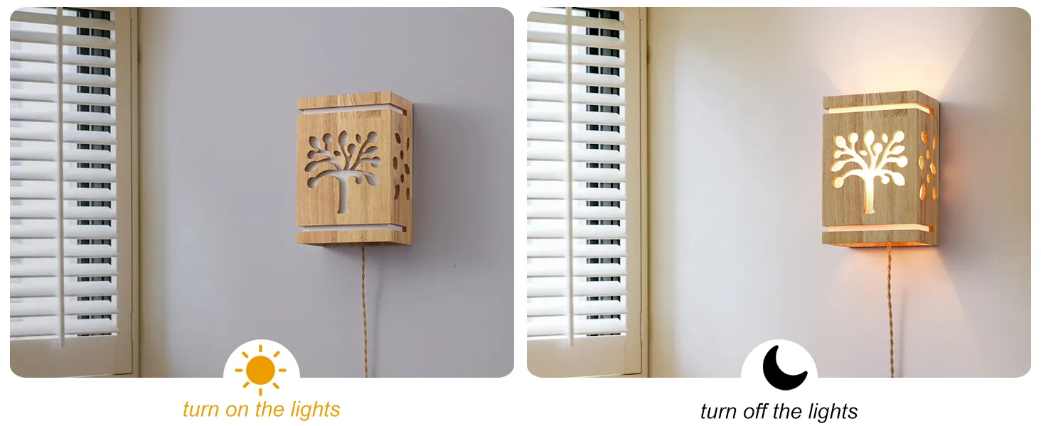Plug-in Wall Sconce