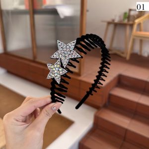 【Bờm Tóc】Băng đô Cài Tóc Ngôi Sao Đính Đá Đẹp mới Thời Trang Hàn Quốc Cho Nữ