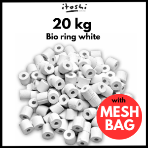 ITOSHI 20KG Ceramic Aquarium Bio Filter Media Filter Ring Nano Finest Biochemical Bacteria House Fish Tank Pond