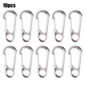 10 cái khóa móc đa năng nhỏ hợp kim kẽm đai móc chìa khóa móc chìa khóa xe ô tô nút tôm hùm chống rơi du lịch ngoài trời công cụ bền chắc climing Clip