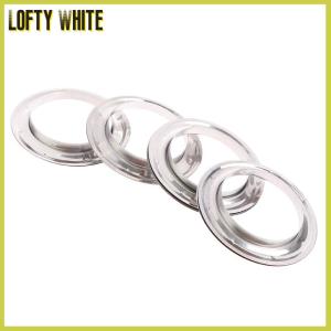 Lofty White 10/30/60คู่4ซม.เส้นผ่านศูนย์กลางภายในรอบวงแหวนผ้าม่านประกอบพร้อมกด