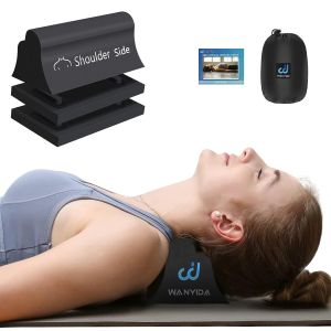 WANYIDA Neck and Shoulder Relaxer Neck Stretcher Chiropractic Pillows for Pain Relief Cervical Traction Device for Cervical Spine Alignment，FSA HSA Eligible