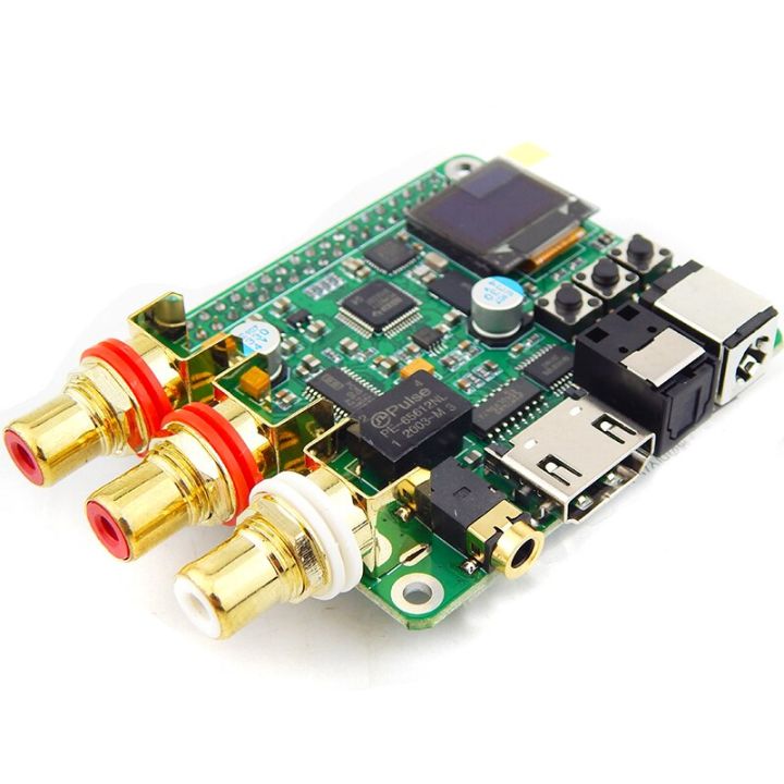 Papan Dekoder Âm Thanh Raspberry Pi DAC Papan Ekspansi HIFI Mendukung ...