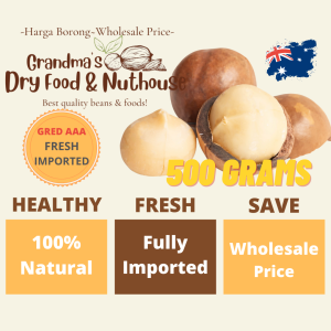 AUSTRALIA MACADAMIA NUTS 500G - (FREE GIFT INSTANT OPEN KEY) [Grand Opening]