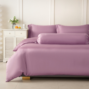 Luxez 100% Tencel(TM) Full Bed Set - Brushed Copper (Purple) Deep Pocket 50cm