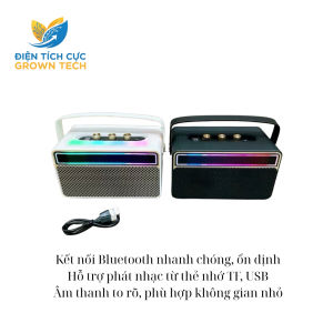 Loa bluetooth m10 thiết kế nhỏ gọn âm thanh to rõ hỗ trợ thẻ nhớ tiện dụng
