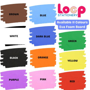 A4 Eva Foam Sheet Board 10Sheets Per Pack