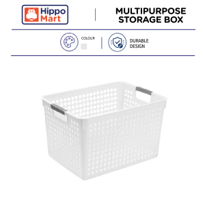 HIPPOMART | MULTIPURPOSE STORAGE BOX | Small | Medium | Large | Bundle of 3 | Declutter | Indoor Use