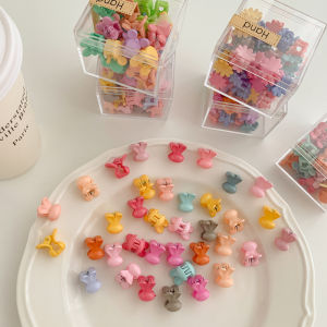 Mini Hair Clips for Girls 36 Pcs Tiny Hair Clip Claw Clips for Thin Fine Hair Cute Kawaii Little Jaw Clips Hair Decorations Hair Accessories for Women Girls Toddler Kids Teens Random Color