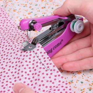 Sewing machine/Hand-held sewing machine Mini small sewing machine simple household multi-function manual mini portable tailoring machine