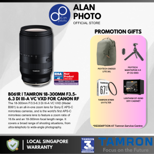 [𝗖𝗡𝗬 𝟮𝟬𝟮𝟲 𝗣𝗥𝗢𝗠𝗢𝗧𝗜𝗢𝗡]  [Canon RF] Tamron 18-300mm F3.5-6.3 Di III-A VC VXD Lens | Tamron Singapore Warranty