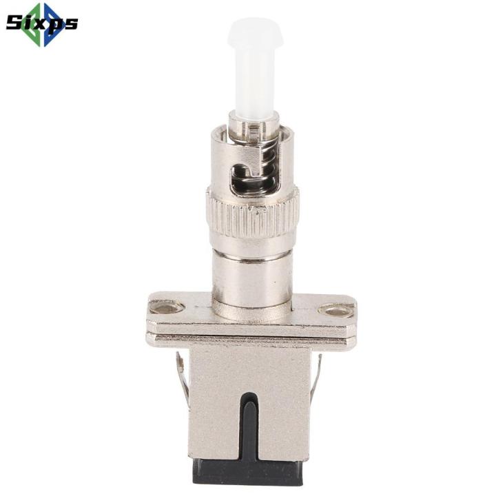SIXPS ST Male to SC Female Optical Connector SingleMode Ceramic Ferrule ...