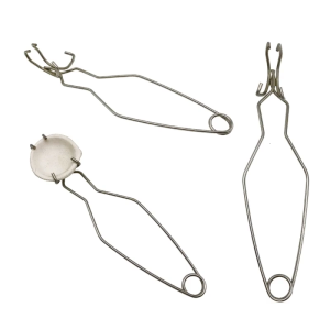 คีมคีบแส้ขนาดเล็กทำจากเซรามิกหล่อหลอมทองเงินเบ้าหลอมคีบโลหะเเม่พิมพ์สำหรับทำอาหารกลั่น