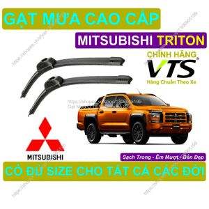 Gạt Mưa Silicon Kính Lái Mitsubishi Triton Cặp Gạt M.ưa Kính Lái Mitsubishi Triton Có Đủ S.ize Cho Các Đời Xe Triton