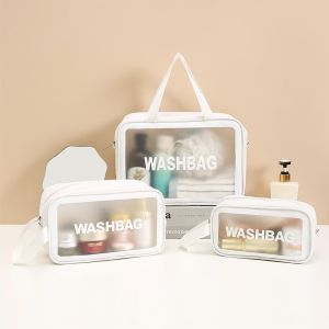 Túi đựng mỹ phẩm WASHBAG 3 size 3 màu đựng đồ trang điểm đồ cá nhân chống thấm nước