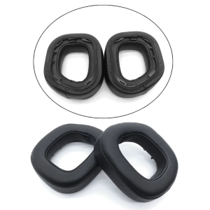 2-miếng thay thế miếng bọt biển Miếng đệm tai nút bọc tai nghe Tai nghe Earpads miếng đệm tai mềm cho hs80 RGB sửa chữa phụ kiện