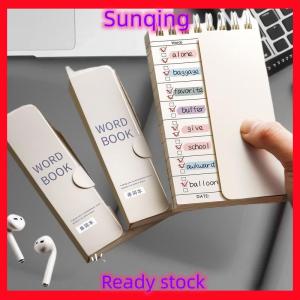 SQ Stationery [Flash Sale] Portable Vocabulary Memory Notepad - Shorthand Spiral Notebook For Planning And Memorization With Cover-Up Feature